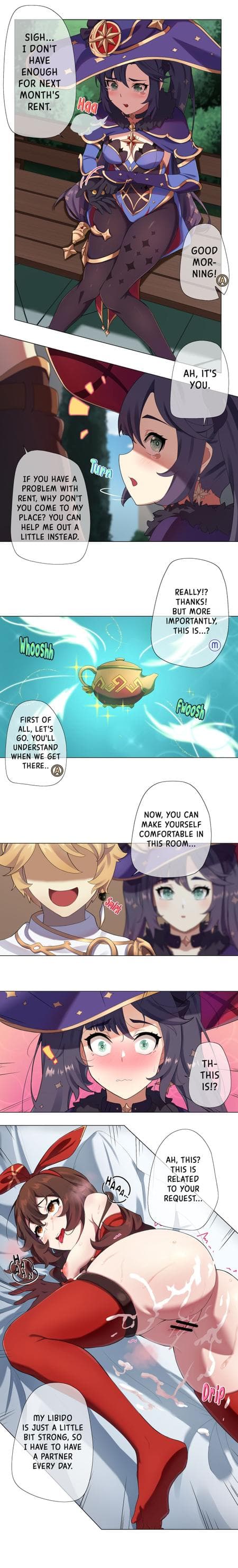 [AngryKuma] Mona Manga (Genshin Impact) [Full Color]