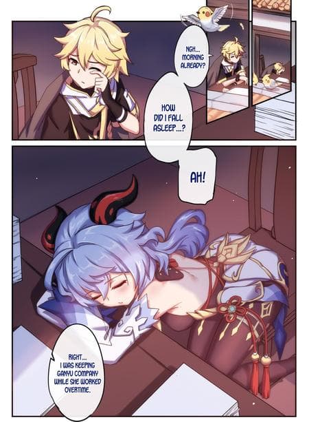 [Longbow Flintlock] Working Overtime With Ganyu (Genshin Impact) [Full Color] [LunaticSeibah]