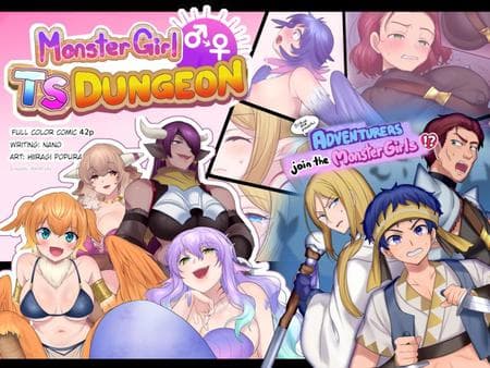 [Amuai Okashi Seisakusho (Hiiragi Popura, Nano)] Monmusu TS Dungeon [Full Color]