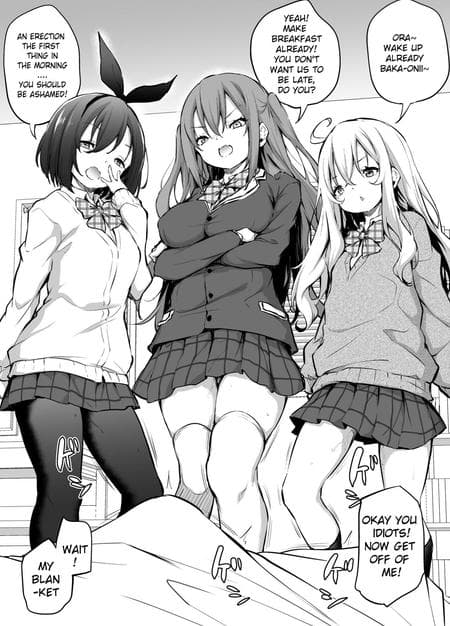 [Airandou] Namaiki Sanshimai ni Okosareru Asa [Daddy Scan Me Harder]