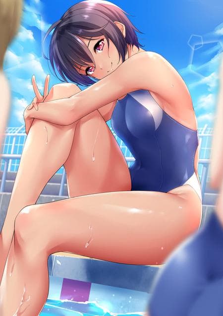 [Shiitake Nouen (Kanabun)] Hinata Natsumi - Kyōei mizugi etchi (Full Color)