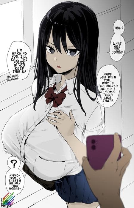 [Hotate-chan] Saimin sarechau JK Hypnotizing a High-Schooler [Colorized]